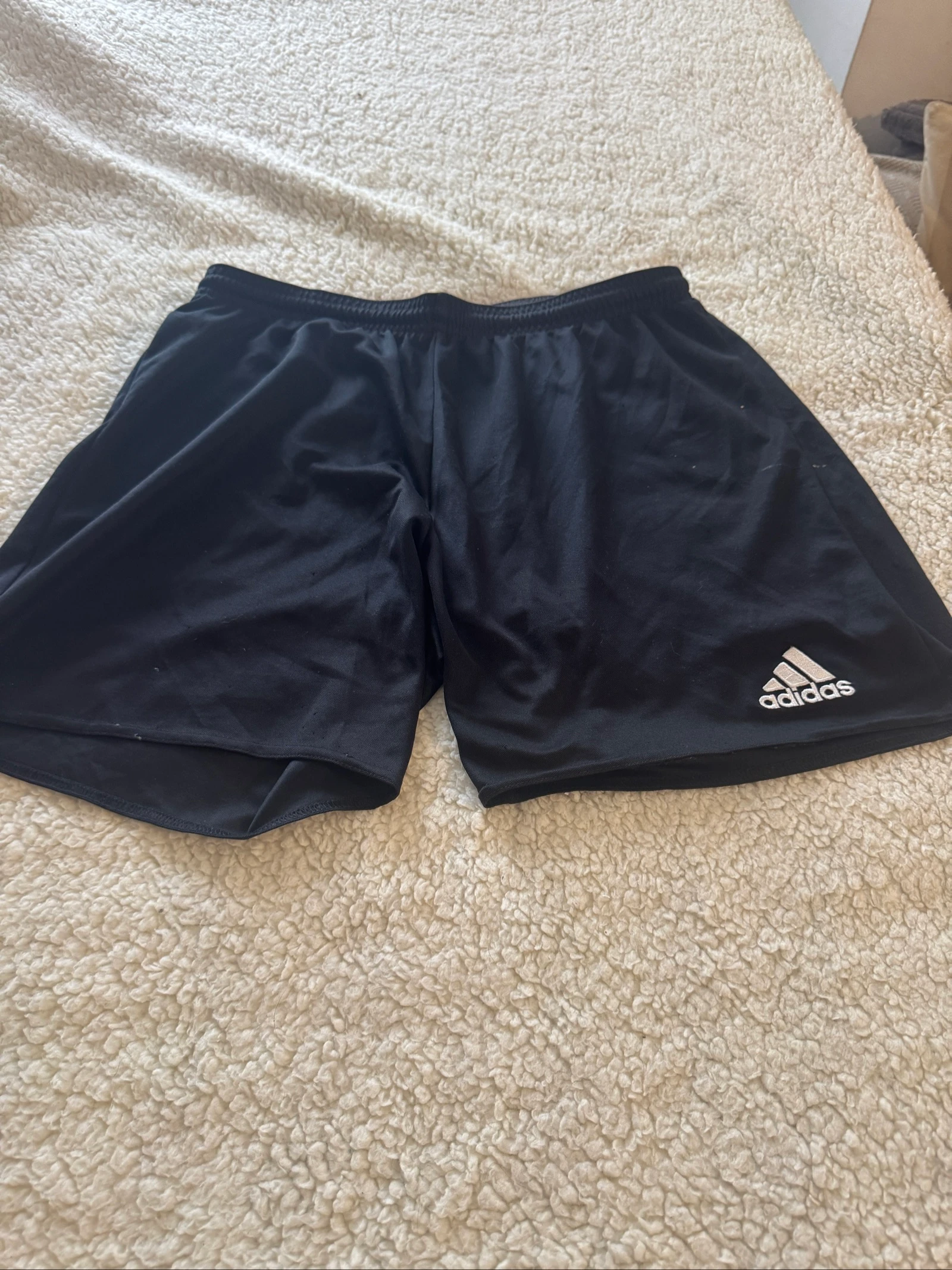 Shorts de sport Adidas pour course, gym, football, training, streetwear, Y2K, rétro, vintage, noir, blanc, Originals – photo 3